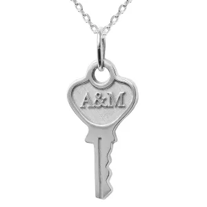 Gold key pendant HANU Thumbnail