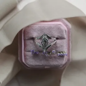 Set gold rings with salt and pepper diamond FIERA Thumbnail