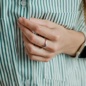 Gold amethyst ring AMY Thumbnail