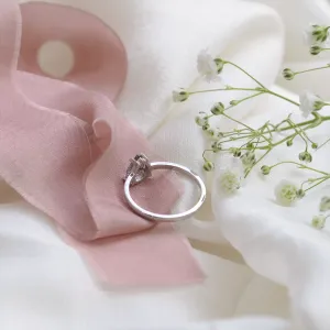 Gold ring with pear cut rutil quartz BERTA Thumbnail