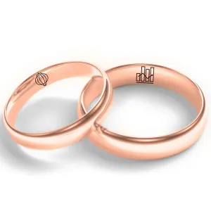Custom wedding rings with own symbol Thumbnail