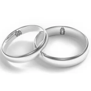 Custom wedding rings with own symbol Thumbnail