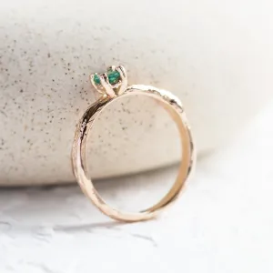 Gold ring with emerald DREM Thumbnail