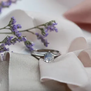 Gold ring with moonstone TONI Thumbnail