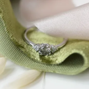 Gold ring with salt and pepper diamond 0.5ct MONNY Thumbnail