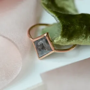 Salt and pepper diamond ring ADEL Thumbnail