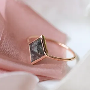 Salt and pepper diamond ring ADEL Thumbnail