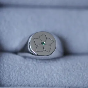 Mens emerald ring CLARK Thumbnail