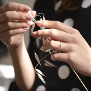 Criss cross gold ring GRIFI Thumbnail