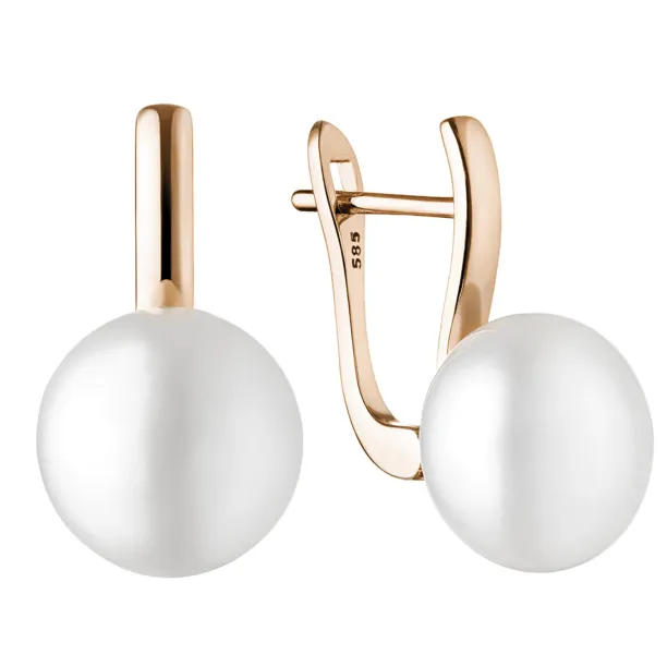 Minimalist pearl earrings RUDE Image