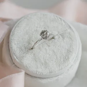 Rutile quartz gold ring OLLY Thumbnail