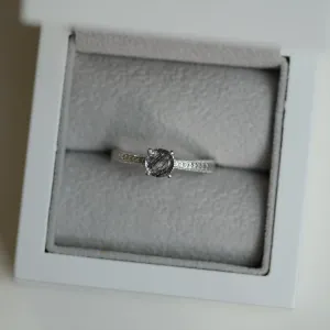 Gold ring with rutile quartz in a Victorian style STAI Thumbnail