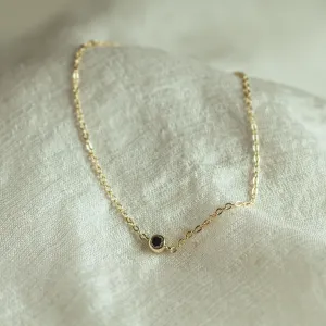 Gold bracelet with a black diamond BALA Thumbnail