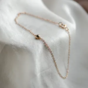 Gold bracelet with a black diamond BALA Thumbnail