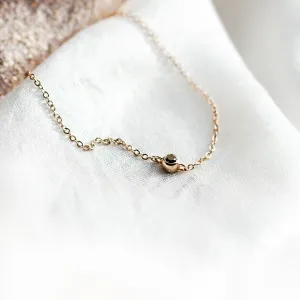 Gold bracelet with a black diamond BALA Thumbnail