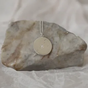 Silver pendant with a diamond ONTE Thumbnail