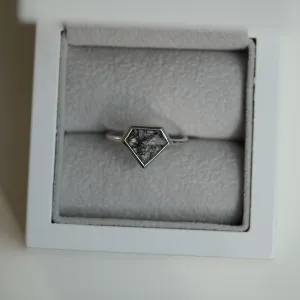 Gold ring with rutile quartz ALMONTE Thumbnail