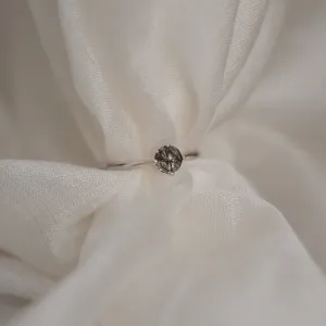 Gold ring with rutile quartz BURGO Thumbnail