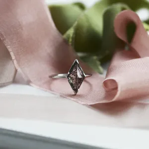 Gold ring with rutile quartz BENITO Thumbnail