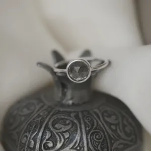 Gold ring with rutile quartz GRANADA Thumbnail