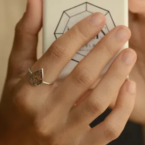 Gold ring with rutile quartz UBEDA Thumbnail