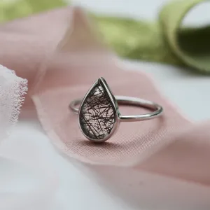 Gold ring with rutile quartz UBEDA Thumbnail