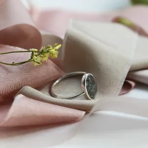 Gold ring with rutile quartz VALENCIA Thumbnail