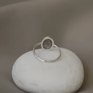 Gold ring with rutile quartz VALENCIA Thumbnail