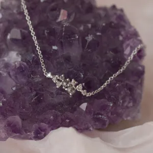 Gold bracelet with diamonds salt and pepper diamonds CLARE  Thumbnail