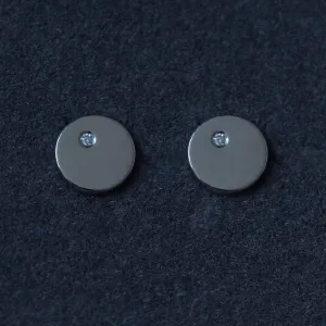 VIOLY gold and diamonds stud earrings for everyday life Thumbnail