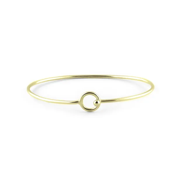 Solid gold open cuff bracelet FARET Image