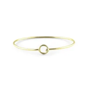 Solid gold open cuff bracelet FARET Thumbnail