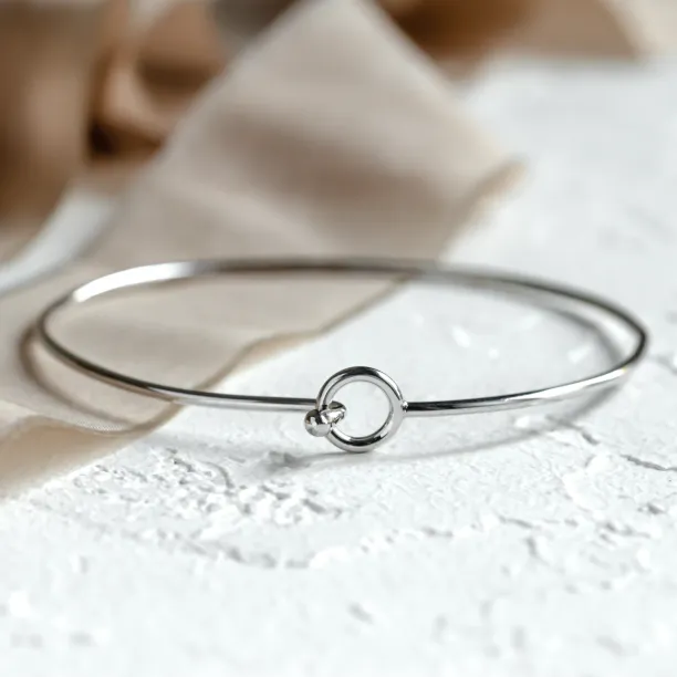 Solid gold open cuff bracelet FARET Image