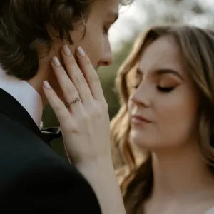 Gold ring with salt and pepper diamonds CLARA Thumbnail