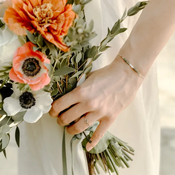 Gold ring with salt and pepper diamonds CLARA Image