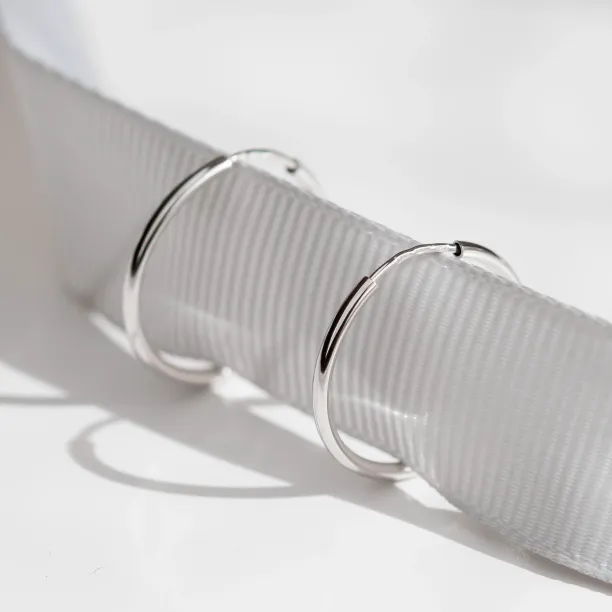 Gold hoop earrings MOZZA Image