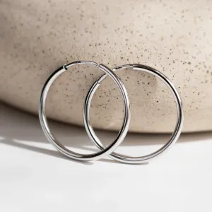 Gold hoop earrings MOZZA Thumbnail