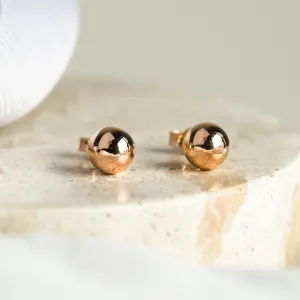 Gold ball earrings ALIANO Thumbnail