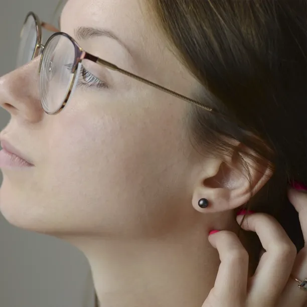 Stud pearl earrings QIANA Image