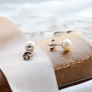 Stud pearl earrings QIANA Thumbnail