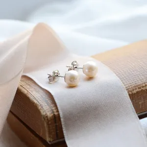 Stud pearl earrings QIANA Thumbnail
