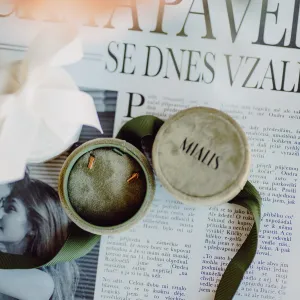 Minimalistic gold earrings MINI Thumbnail