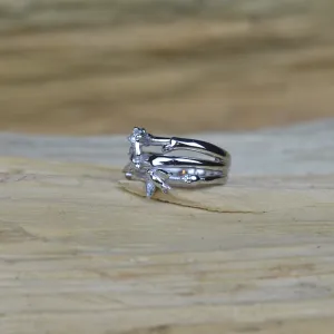 Silver ring with zirkon GINA Thumbnail