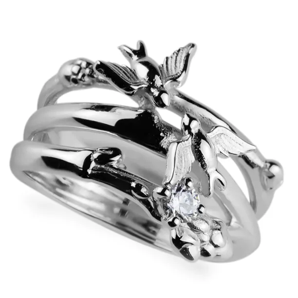 Silver ring with zirkon GINA Image