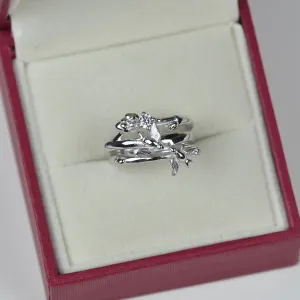 Gold ring with emerald GINA Thumbnail