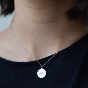 Silver pendant with a diamond SURF Thumbnail