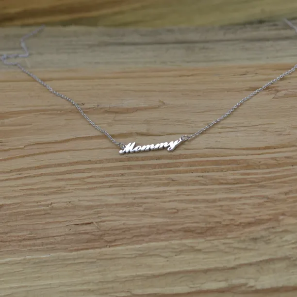 Silver necklace mommy ROSY Image