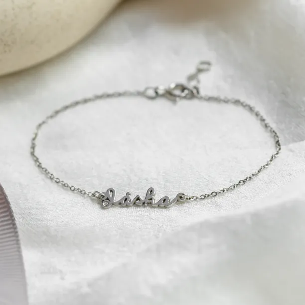 Gold bracelet with diamond TRISH Image