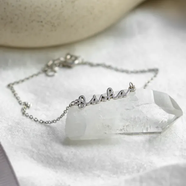 Gold bracelet with diamond TRISH Image