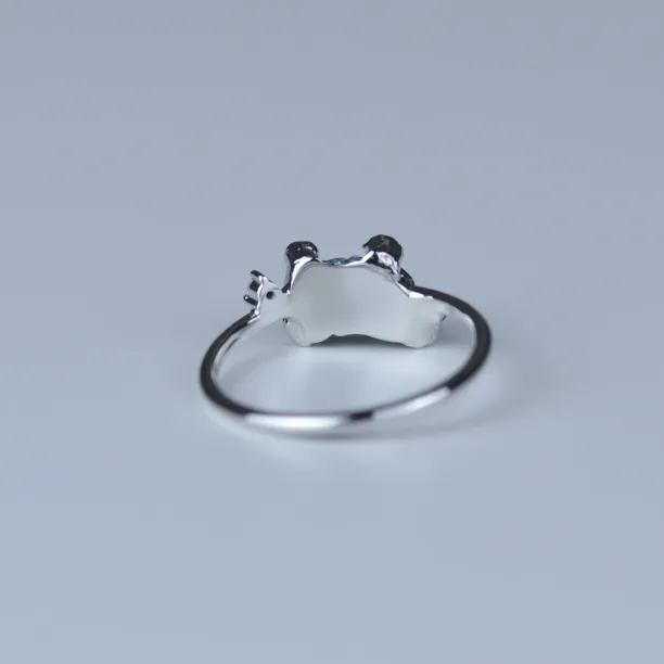 Gold ring with raw diamond TRACY Image